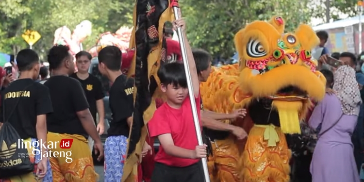 Perayaan Imlek Parade Barongsai Jadi Ajang Promosi Wisata Budaya di Pati