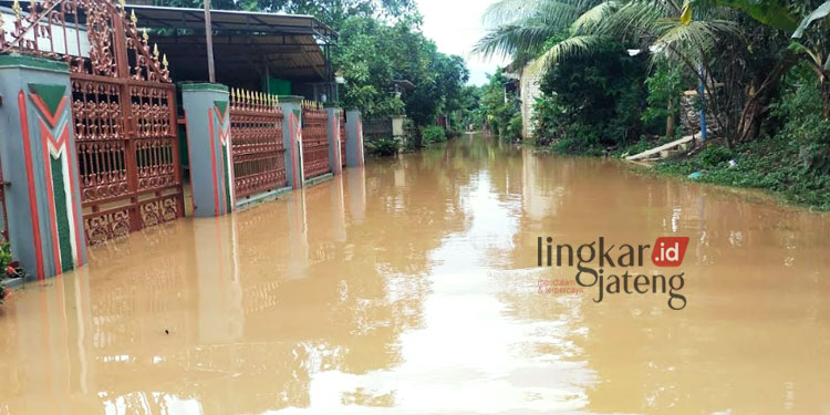 Tanggul Sungai Gasil Pati Jebol 150 Rumah Terendam Banjir
