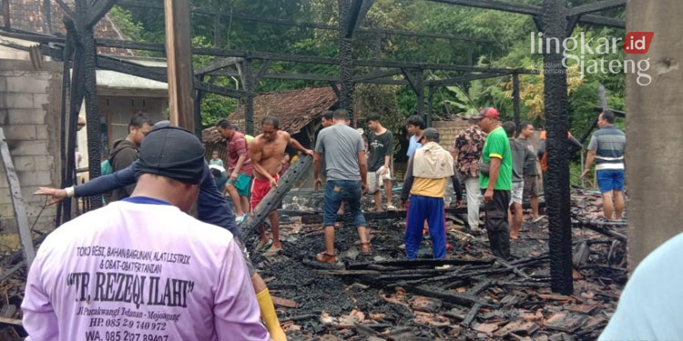 Rumah di Pucakwangi Pati Hangus Terbakar Kerugian Capai Rp 200 Juta