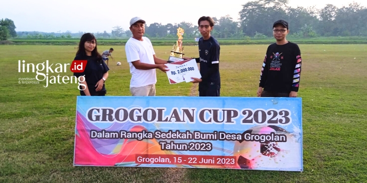 Final Grogolan Cup 2023 Tuan Rumah Sukses Raih Juara Lawan PS Alasdowo