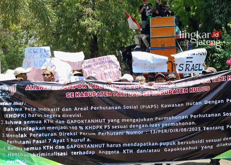 Hasil Demo Petani Hutan Pati Kudus KPH Pati Bantah Ada Kriminalisasi Petani