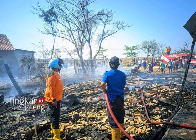 Kebakaran Hanguskan Rumah di Desa Klayusiwalan Pati Ditaksir Rugi Rp 100 Juta