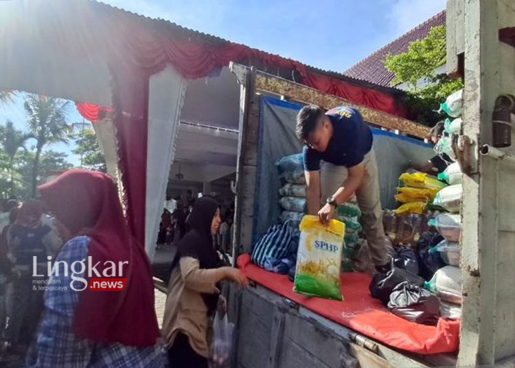 Warga Serbu Gerakan Pangan Murah di Boyolali