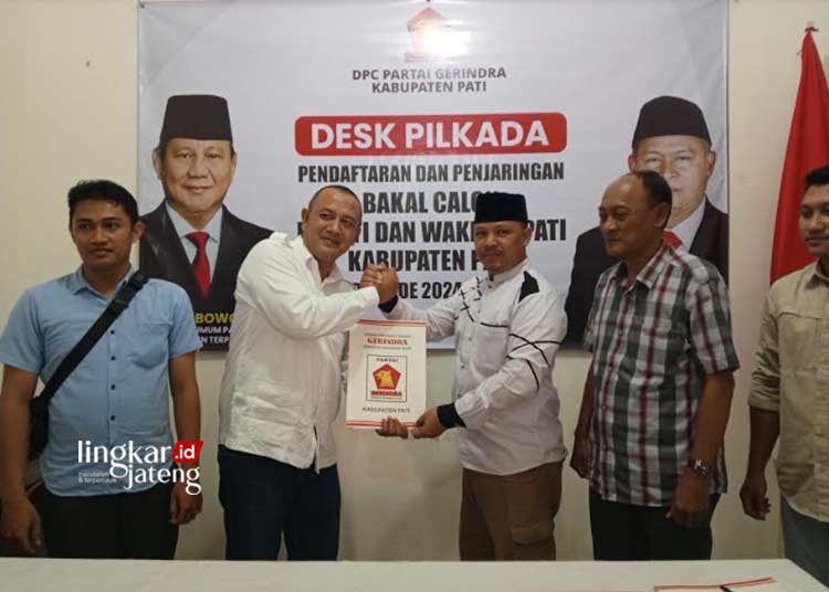 Agus Sunarko daftar Bacabup Pati ke Gerindra