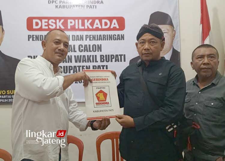 Lamar 4 Parpol Ketua Relawan Gerindra Daftar Bakal Calon Bupati Pati